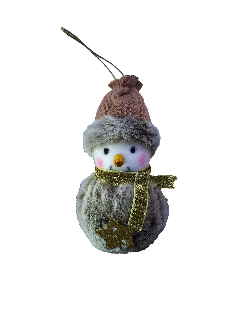 Novogodišnji ukras za jelku sneško 1