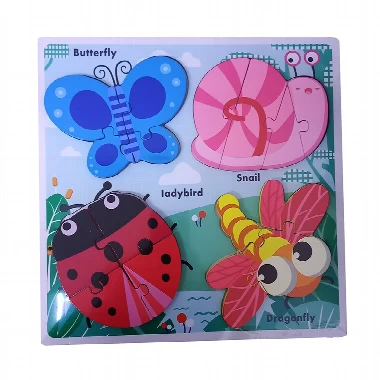 Dečiji set drvenih puzzli 4