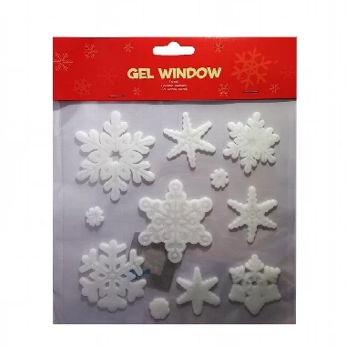 Novogodišnji stikeri pahuljice za prozor 1