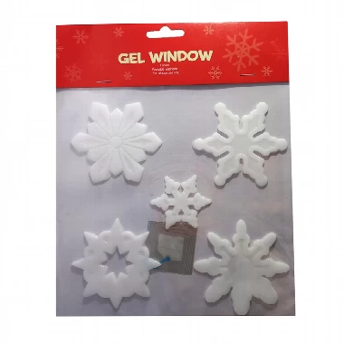 Novogodišnji stikeri pahuljice za prozor 2