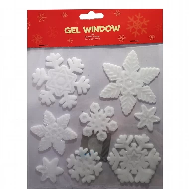 Novogodišnji stikeri pahuljice za prozor 5