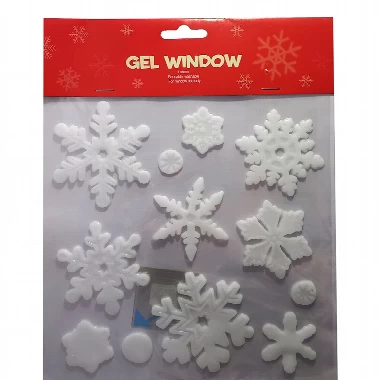 Novogodišnji stikeri pahuljice za prozor 6