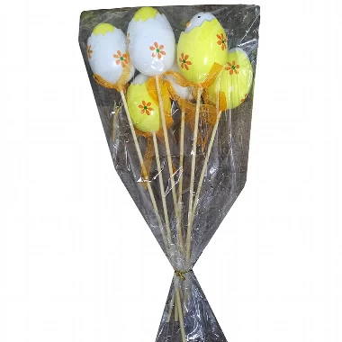 Pakovanje plastičnih jaja na štapiću 10